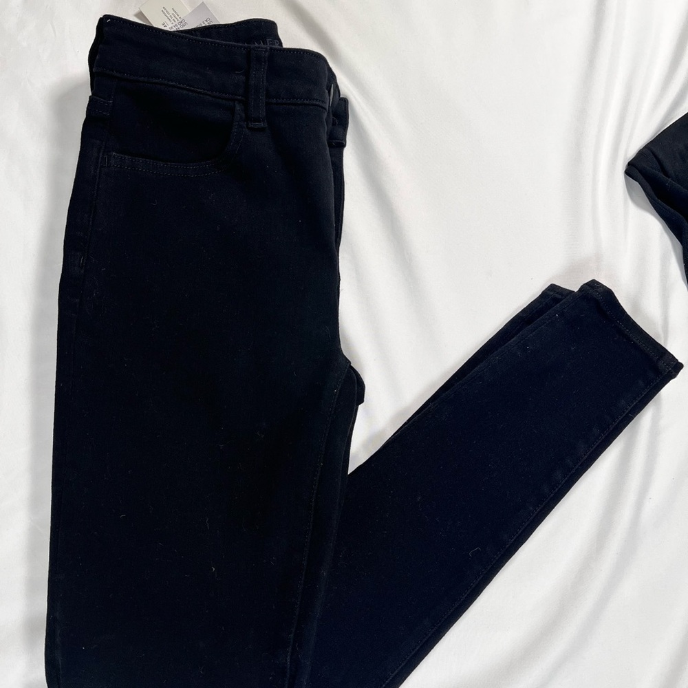 American Eagle Outfitters Black Skinny Jeggings size 2 w26